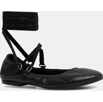 Dámské baleríny Kožené baleríny Jonak DESIREUSE CUIR 3800271 černá 99X, EUR 37