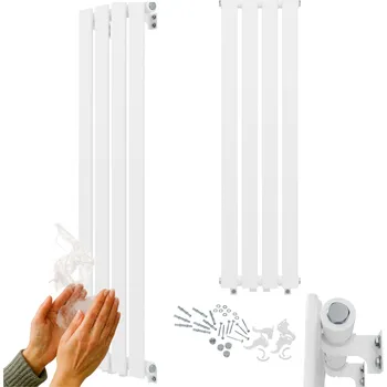 Radiátor Piontální dekorativní radiátor 1100x296 bílý, topné těleso 368W, panelový FERO