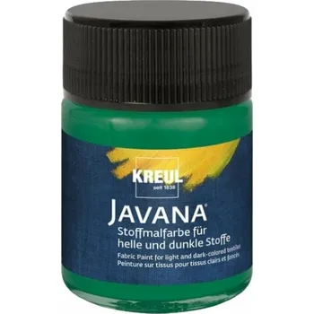 Speciální výtvarná barva Kreul Javana Barva na látky Dark Green 50 ml 1 ks