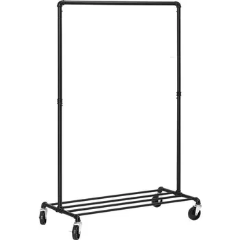 Věšák Mobilní stojanový věšák LINEA černá