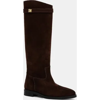 Dámské kozačky Semišové boty Steve Madden Novi 11004728.983 hnědá 89X, EUR 38
