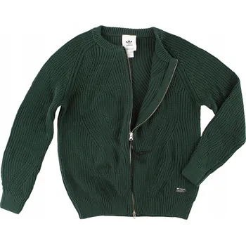 Dámský svetr Adidas dámský svetr zelený volný k bokům velikost XS