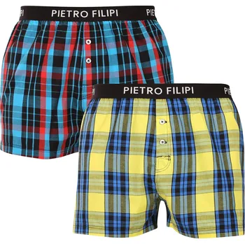 Sada pánského spodního prádla 2PACK pánské trenky Pietro Filipi vícebarevné (2PGV1) 3XL Možnost vrácení zboží ZDARMA do 120 dnů!
