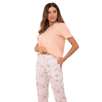 Dámské pyžamo Dámské krátké pyžamo Italian Fashion Satui XL Oranžová