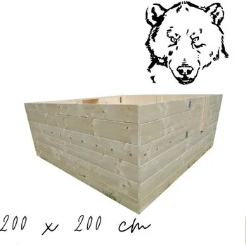 Stan Grizzly (Osada) Stanová podsada pro podsadový stan 200x200cm s volitelným příslušenstvím - NE / NE / NE / 150 cm / NE / bez dvířek / 200x200cm GRos