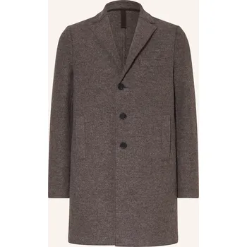 Harris Wharf London Pánský Vlněný Kabát, hnědá, 46