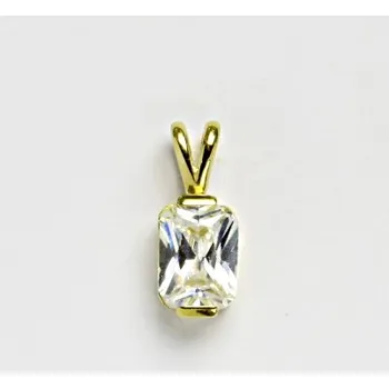 Přívěsek Zlatý přívěsek , žluté zlato , čirý zirkon - 1480 poslední kus (Zlatý přívěsek se zirkonem)