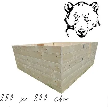 Stan Grizzly (Osada) Stanová podsada pro podsadový stan š.200xd.250cm s volitelným příslušenstvím - NE / NE / 1 ks s potahem / NE / NE / s dvířky / 200x200cm GRos