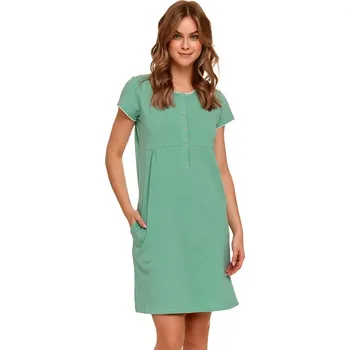 Těhotenské kalhotky Těhotenská a kojící noční košile - wasabi, Velikost L, Barva Světle zelená 4242