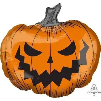 Balónek Foliový balonek halloween - strašidelná dýně 73 cm