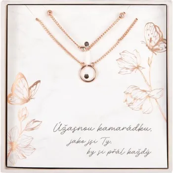 Náhrdelník Albi Dvojitý náhrdelník - Úžasná kamarádka