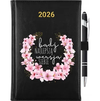 Kalendář Knižkový kalendář 2026 A5 černý