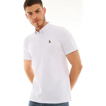 Pánské tričko Pánská polokošile dewberry dewberry bílá 1556823