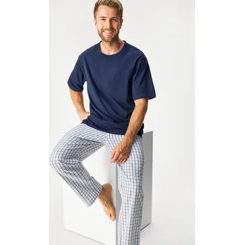 Dámské pyžamo Bavlněné pyžamo JACK AND JONES JACFlorence dlouhé