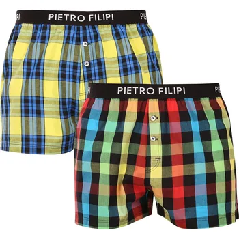 Sada pánského spodního prádla 2PACK pánské trenky Pietro Filipi vícebarevné (2PGV2) L Možnost vrácení zboží ZDARMA do 120 dnů!