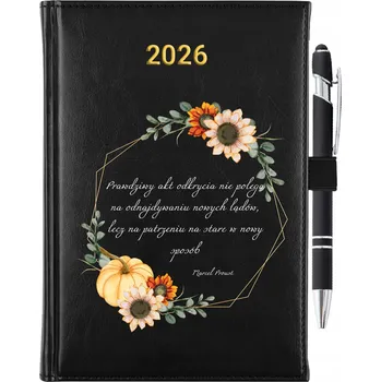 Obraz Knižkový kalendář 2026 A5 černý