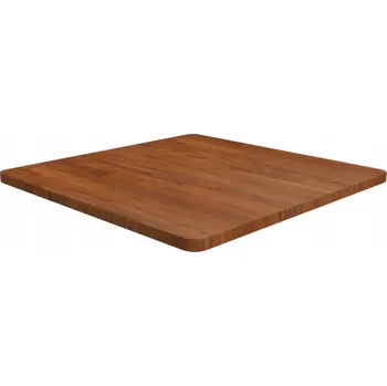 Jídelní stůl Čtvercový stůl 80 x 80 x 1,5 cm, odstíny hnědé