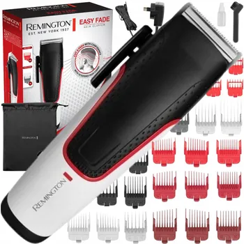Strojek na vlasy Zastřihovač vlasů Remington Easy Fade HC500 Sada s 19 hřebeny