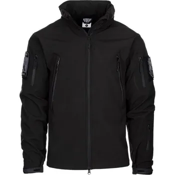 Pánská softshellová bunda 101INC Bunda TACTICAL 101 INC Softshell ČERNÁ XL ČERNÁ - BLACK
