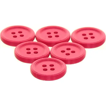 Příze Naše galanterie 3D knoflík kolečko čtyřdírkové purpurové