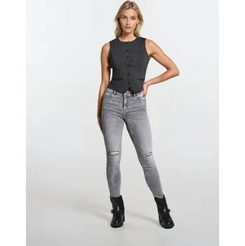 Sinsay - Džíny skinny - šedá - 876FI-09J - 876FI-09J-42