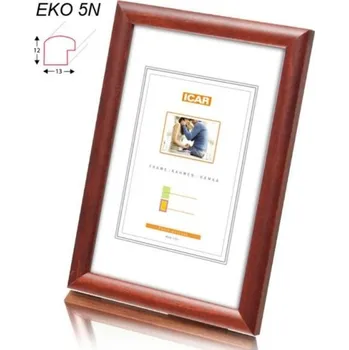 Rám na obraz Rámeček dřevěný 9x13 Icar EKO 5N, mahagon