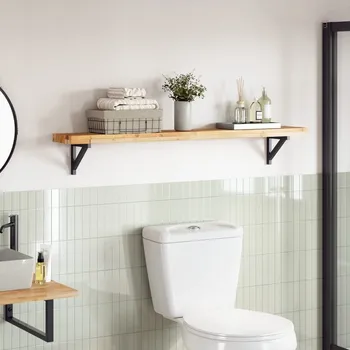 Psací stůl OMAXI Stolní deska 140 x 20 x 4 cm obdélníková masivní akáciové dřevo 662805