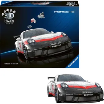3D puzzle Ravensburger 3D puzzle Iconics: Porsche 911 GT3 Cup