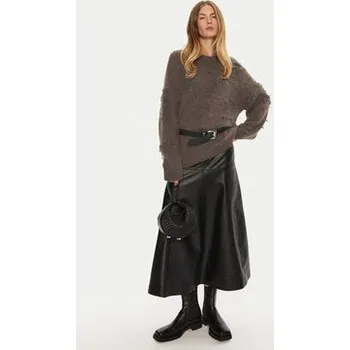 Pánský svetr Munthe Svetr Taccu 243160724373 Hnědá Loose Fit 32