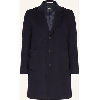 Pánský kabát Boss Pánský Vlněný Kabát Hyde, tmavě modrá, 98