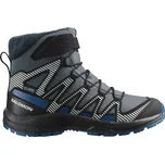 Dětské boty SALOMON XA PRO V8 WINTER WATERPROOF J TURBULENCE/BLACK/DARK BLUE 34