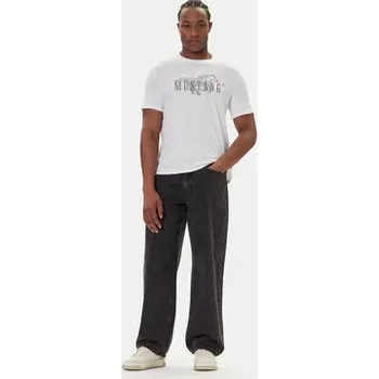 Pánské tričko Mustang T-Shirt Austin 1016858 Bílá Regular Fit M