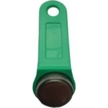 Přístupový čip Dallas RW1990 zelený, kontaktní (iButton), programovatelný, přepisovatelný