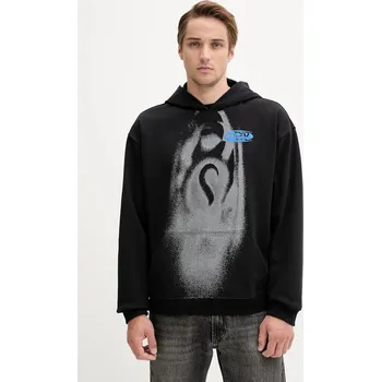 Pánská mikina Mikina Diesel S-BOXT-HOOD-T3 A19430.0HYAT černá 99X, vel. L