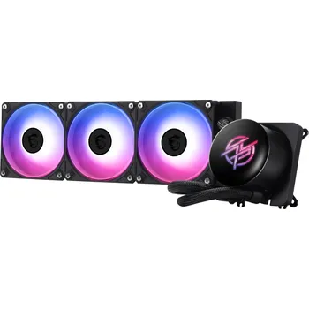 Počítačové chlazení MSI vodní chladič CPU MPG CORELIQUID P13 360 3x 120mm ARGB fan 2,1" display