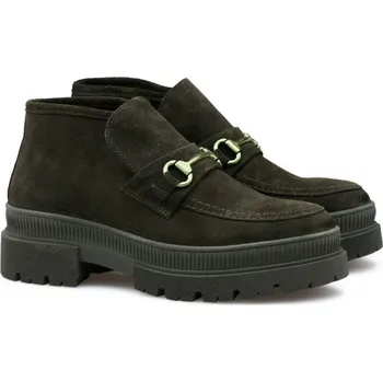 Dámská zimní obuv LLOYD dámské kotníkové boty semišové kožené tmavě hnědé | 25-051-23 HAVEN 275 DARK BROWN Velikost: 40