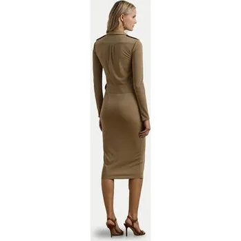 Dámské šaty LAUREN RALPH LAUREN Každodenní šaty 200963901001 Béžová Slim Fit 6