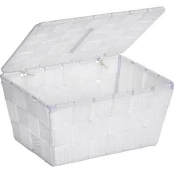 Odpadkový koš WENKO 22077100 - Koš ADRIA 19x14 cm bílá