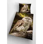 3d povlečení sovou puštíkem - Gufo 140x200 cm