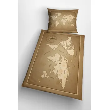 Povlečení Povlečení s kontinenty - Continents 140x200 cm