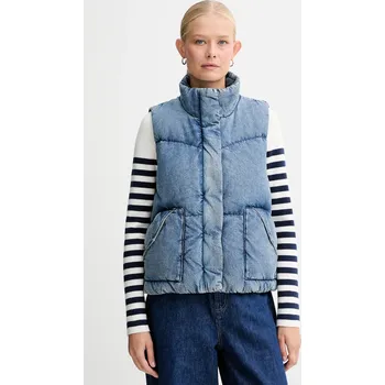 Dámská vesta Péřová vesta Levi's modrá barva, zimní, A8526 A8526.0005 55X, vel. S