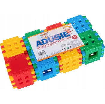 ostatní stavebnice VAFLOVÉ STAVEBNICE PROSTOROVÉ STAVEBNICE ADUSIE 48 DÍLŮ