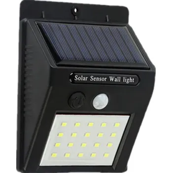 Nástěnné svítidlo Nástěnné venkovní solární svítidlo černé MP4816 Myers Power