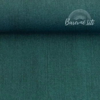 Teplákovina Denim Petrolej (E) (Kvalitní teplákovina z Německa )