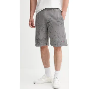 Pánské kraťasy Bavlněné šortky Diesel P-CREW pánské, šedá barva, A18490.0PLBV 90X, vel. L