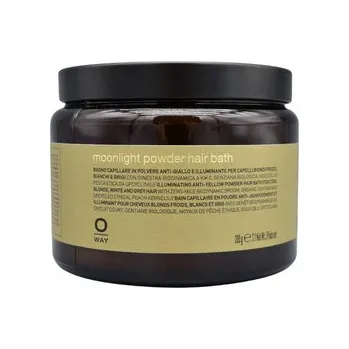Šampon Oway Blondeway Moonlight Powder Hair Bath práškový šampon pro blond vlasy 200 g