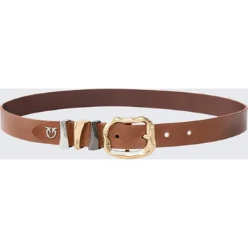 Opasek Dámský opasek PINKO CHUNKY H3 105465A2QKL17P hnědý Velikost: XS