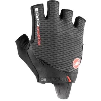 Cyklistické rukavice Castelli pánské cyklistické rukavice Rosso Corsa Pro V, dark gray - XL