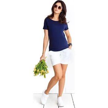 Těhotenské kraťasy SUMMER - bílá, Velikost S, Barva Bílá t230