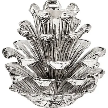 Svícen Svícen "šiška" stříbřený, 6 cm - EDZARD